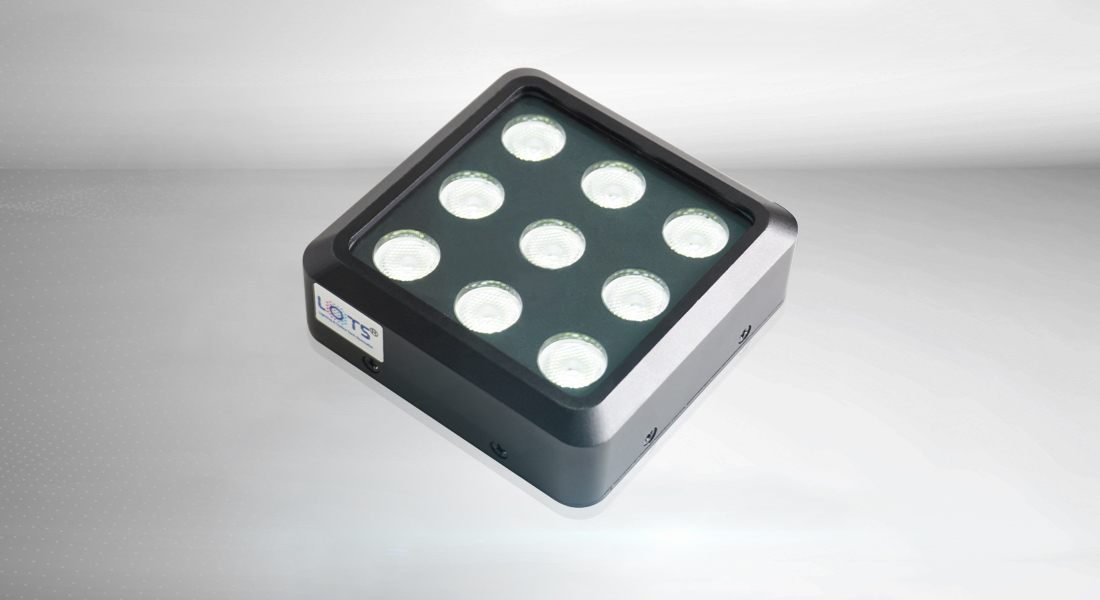 Custom Machine Vision Lights for Special Inspection Geometry sample imaging result