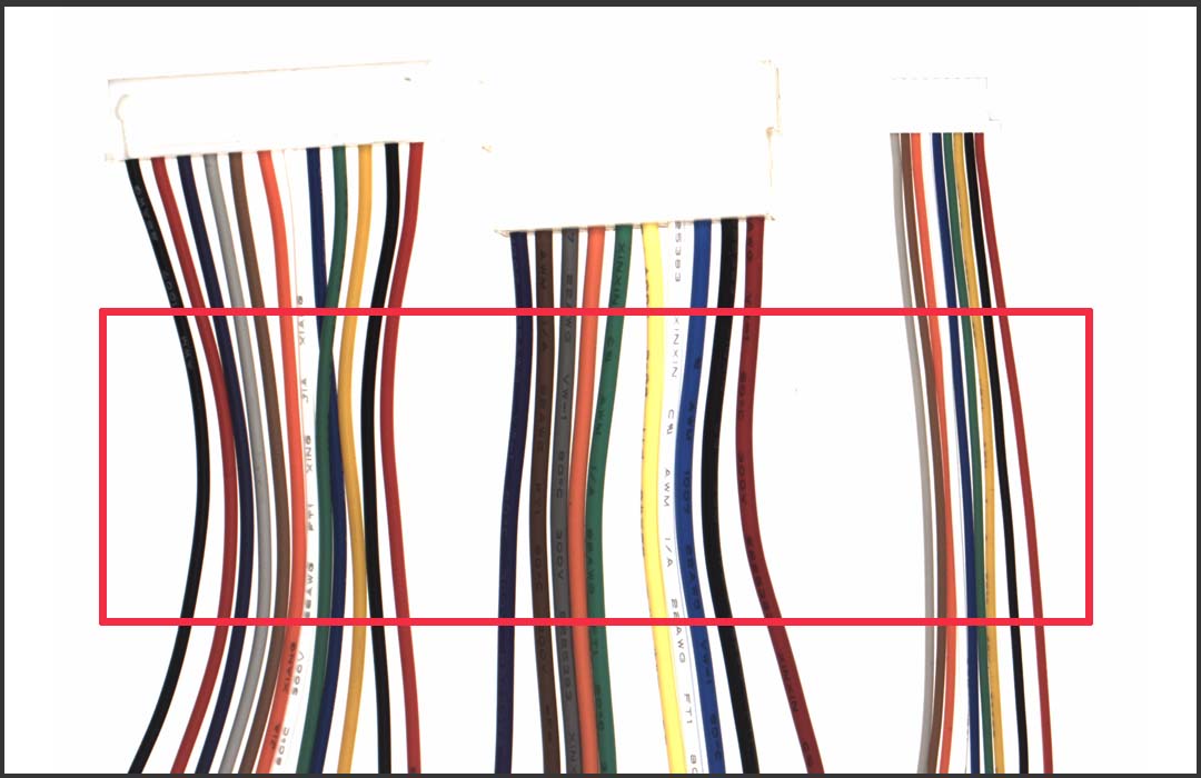 Wire and Cable Product Inspection with Machine Vision Lighting optical setup detail