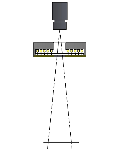 Tantalum Capacitor Edge Contour Inspection Lighting sample imaging result
