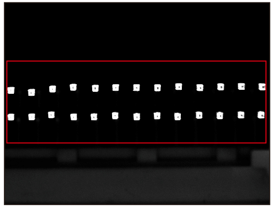 Pin Inspection Lights for Connector and Lead Inspection sample imaging result