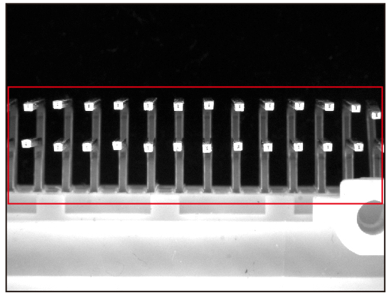 Pin Inspection Lights for Connector and Lead Inspection optical setup detail