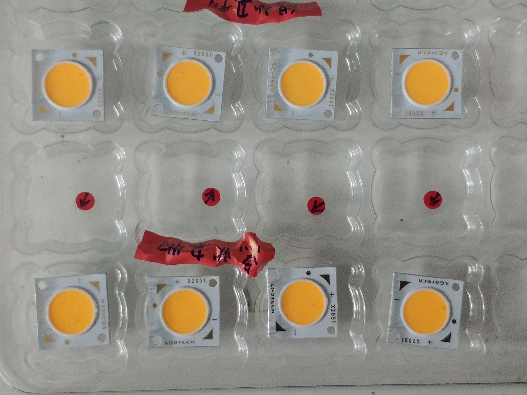 LED Chip Defect and Substrate Color-Difference Inspection lighting reference